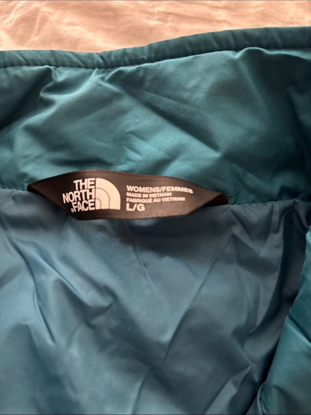 The North Face Women's Teal Puffer Jacket - L/G